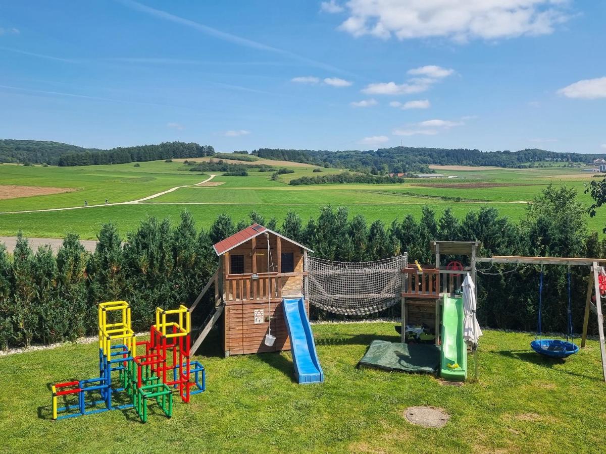 Ferienwohnung Biosphaerenblick Münsingen Extérieur photo