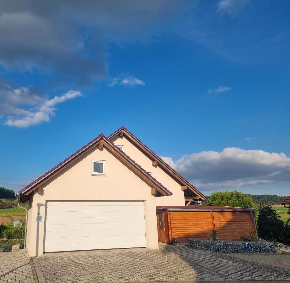Ferienwohnung Biosphaerenblick Münsingen Extérieur photo